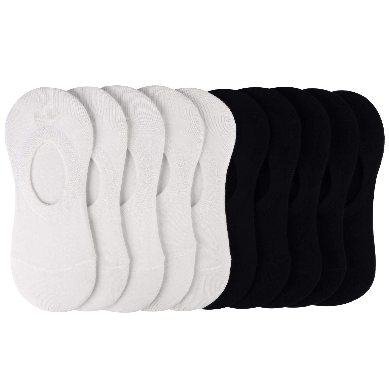 Auranso 10 Pack Toddler Boys Girls Thin No Show Socks Low Cut Cotton Socks 3-12Y