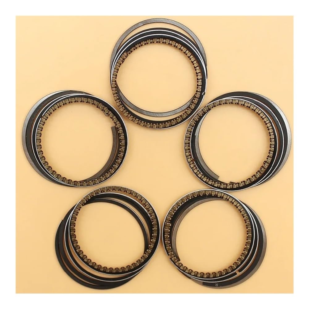 Segment de piston 39mm pour moteur GX35 et débroussailleuse HHT35S UMK3 | Lot de 5 jeux