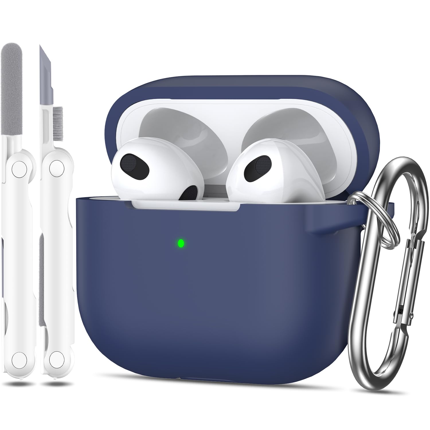 Amazon | MHYALUDO AirPods 第 3 世代ケースカバー 2021、軍用グレード