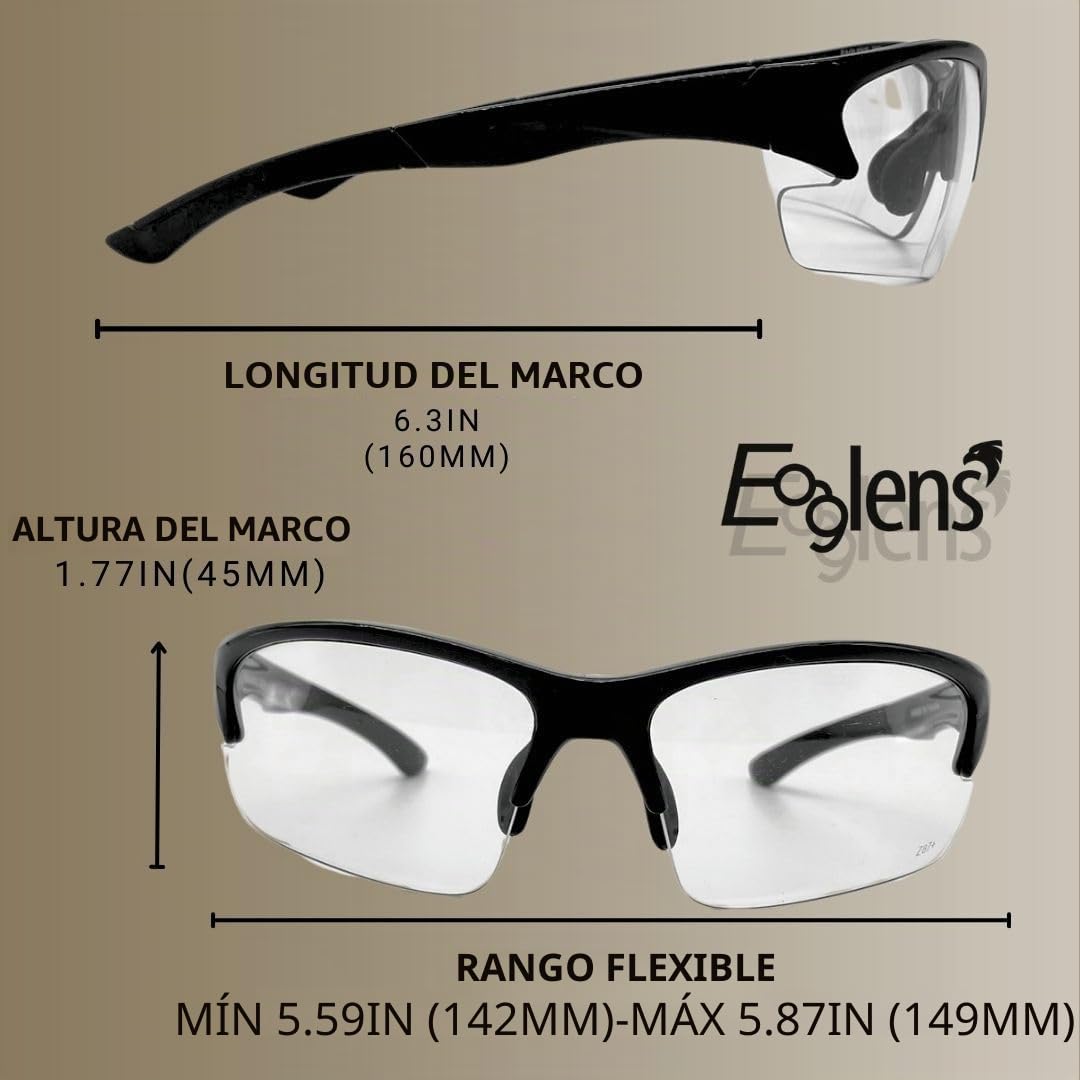Gafas de seguridad protectoras para disparo, antivaho, fotocromáticas, ANSI Z87.1, resistentes a los arañazos, para caza, tácticas, airsoft