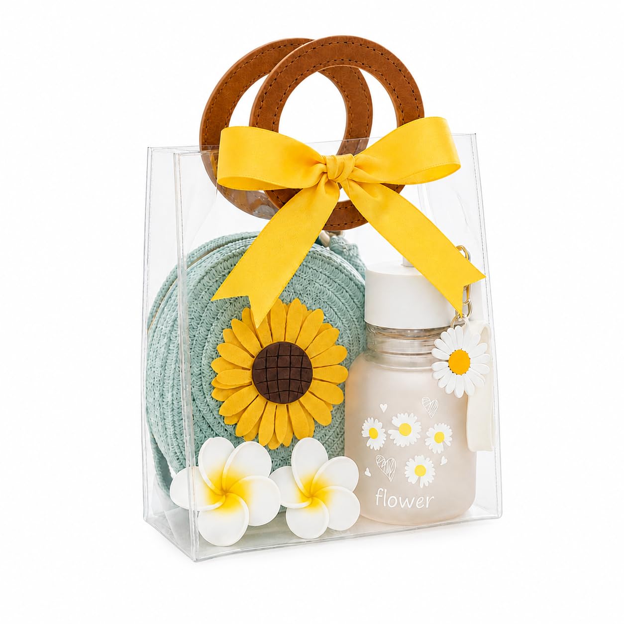 Sunflower Gift Set for Girls & Women with Glass Jar, Mini Sling Bag & Floral Accessories | Cute Aesthetic Gift Hamper for Birthday, Best Friend-picture-56