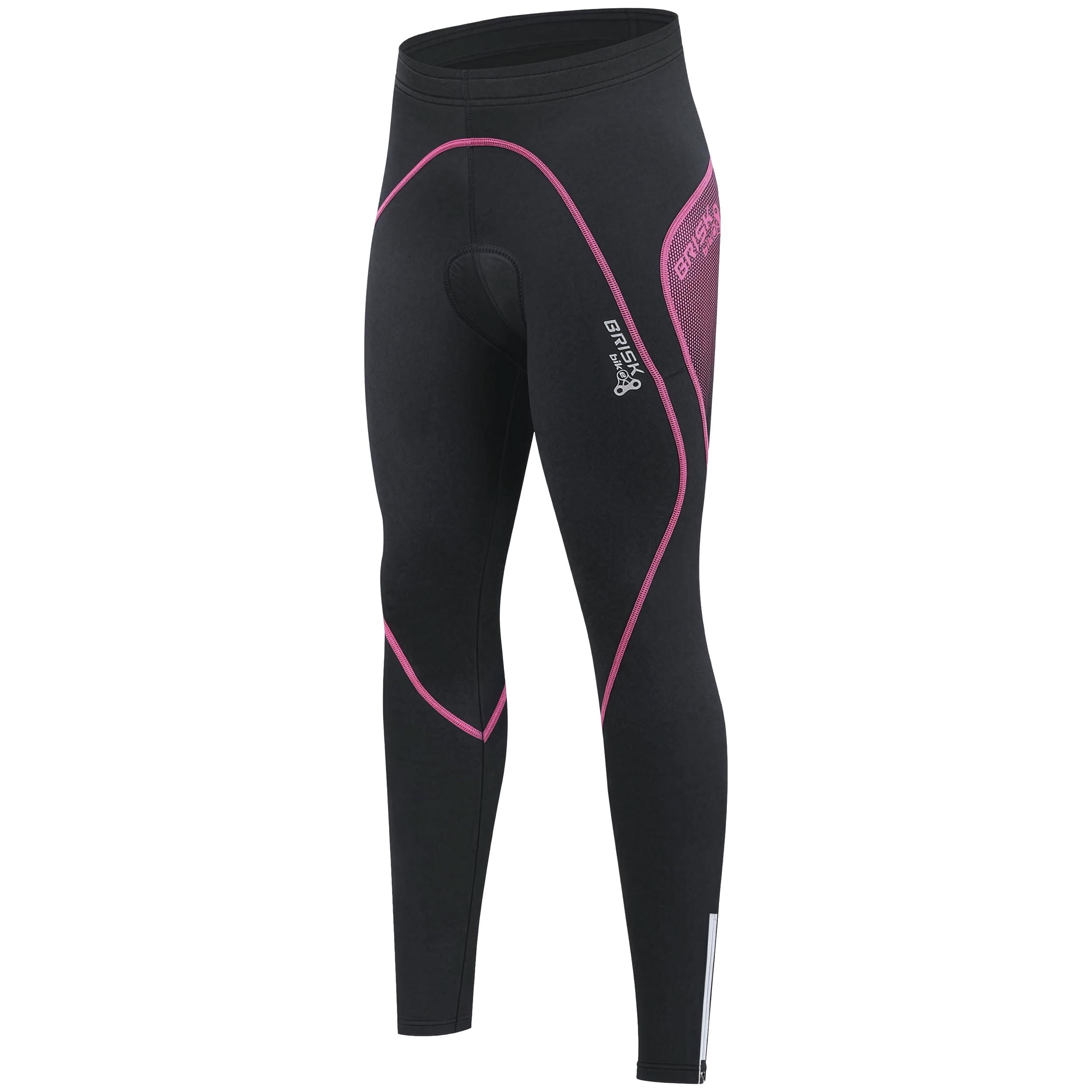 Brisk Bike Donne Collant Ciclisti Termici Pantaloncini Lunghi Leggings Biciclette Collant da Bicicletta Imbottiti