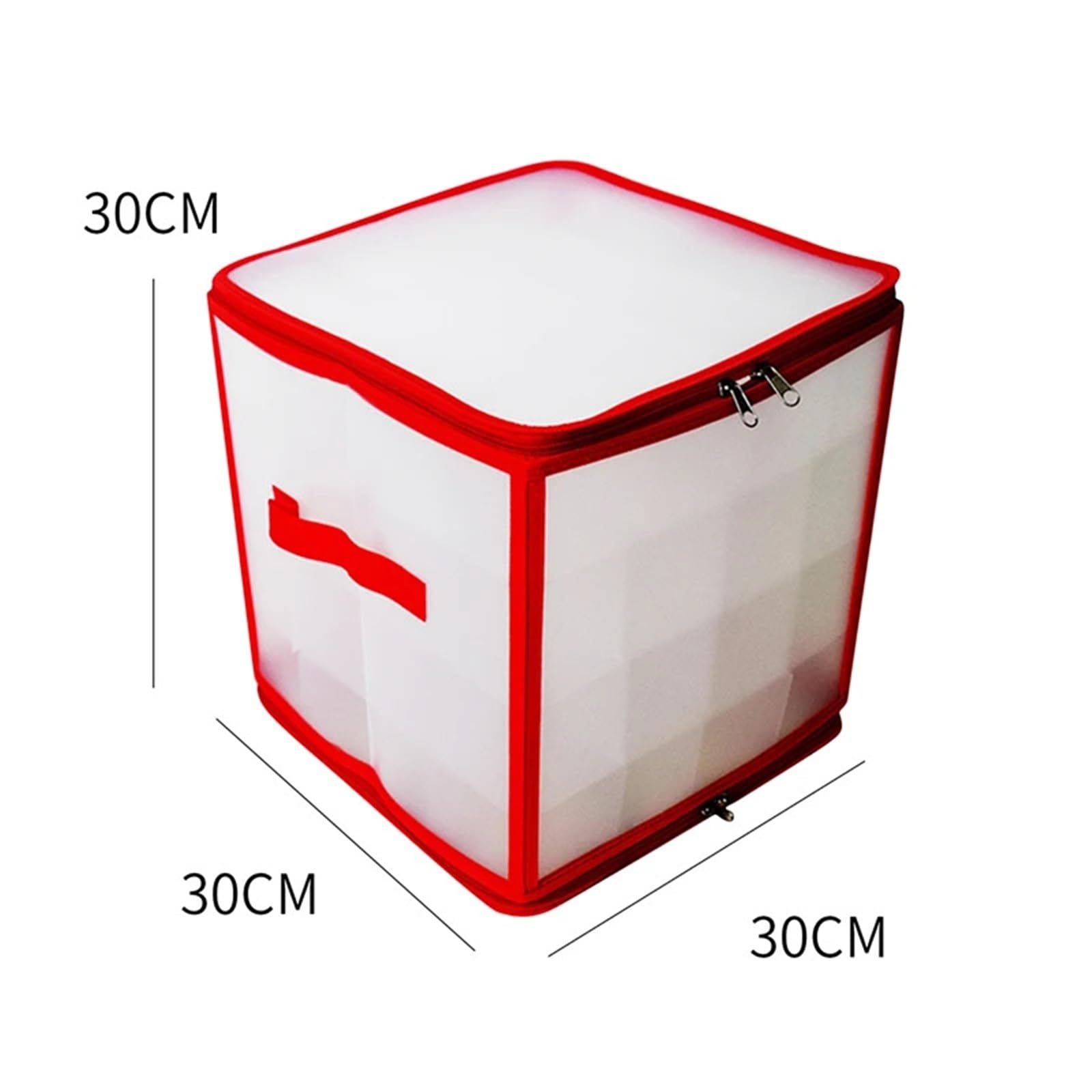 Organizer FüR Weihnachtsschmuck 64 Grid Weihnachtskugel Lagerung Sortierung Aufbewahrungsbox mit Deckel Weihnachten Weihnachtsbaum Dekoration Kugel Dekor Kugeln Aufbewahrungsbox FüR Weihnachten