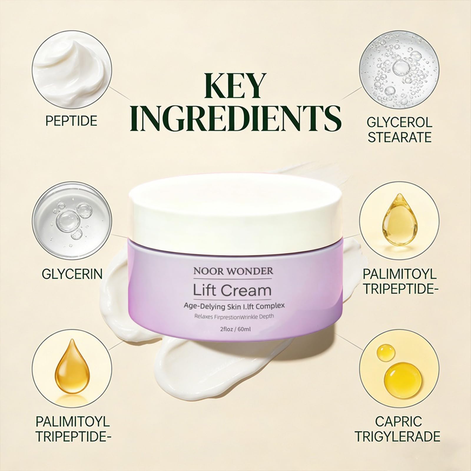 Wonder Lift Anti-Wrinkle Firming Face Cream for Women