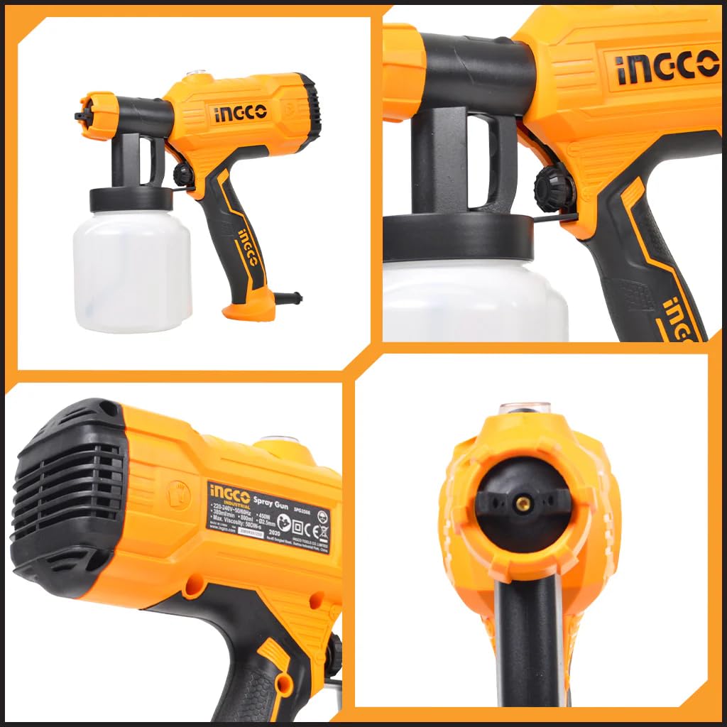 INGCO SPG3508 HVLP Sprayer multiple views