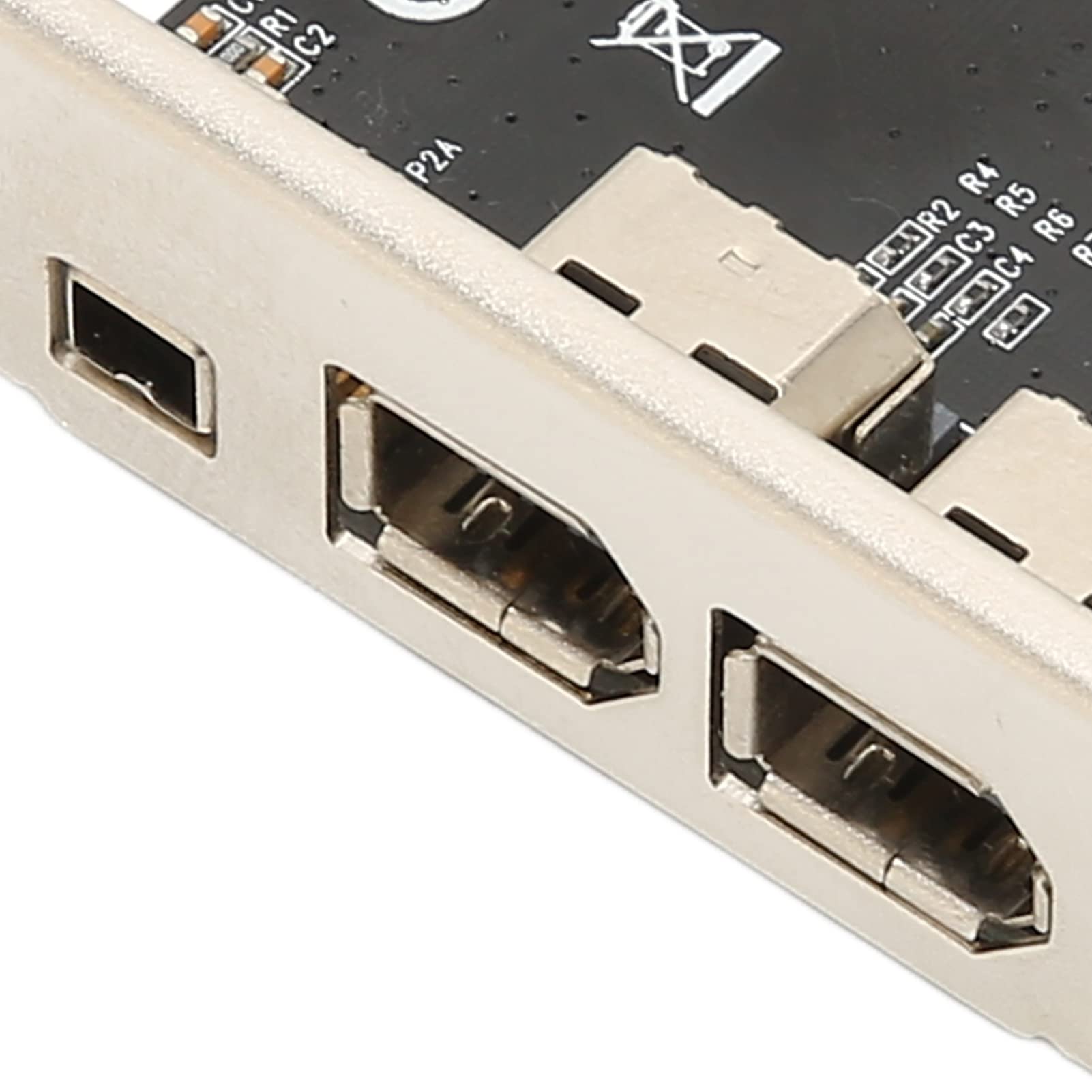 Tarjeta Firewire PCIE 1X a 1394a de Alta Velocidad de 2,5 Gbps, Controlador PCI Express IEEE 1394 de 4 Puertos (3 de 6 Pines Y 1 de 4 Pines), Adaptador Firewire 1394a para 7/8, para Se