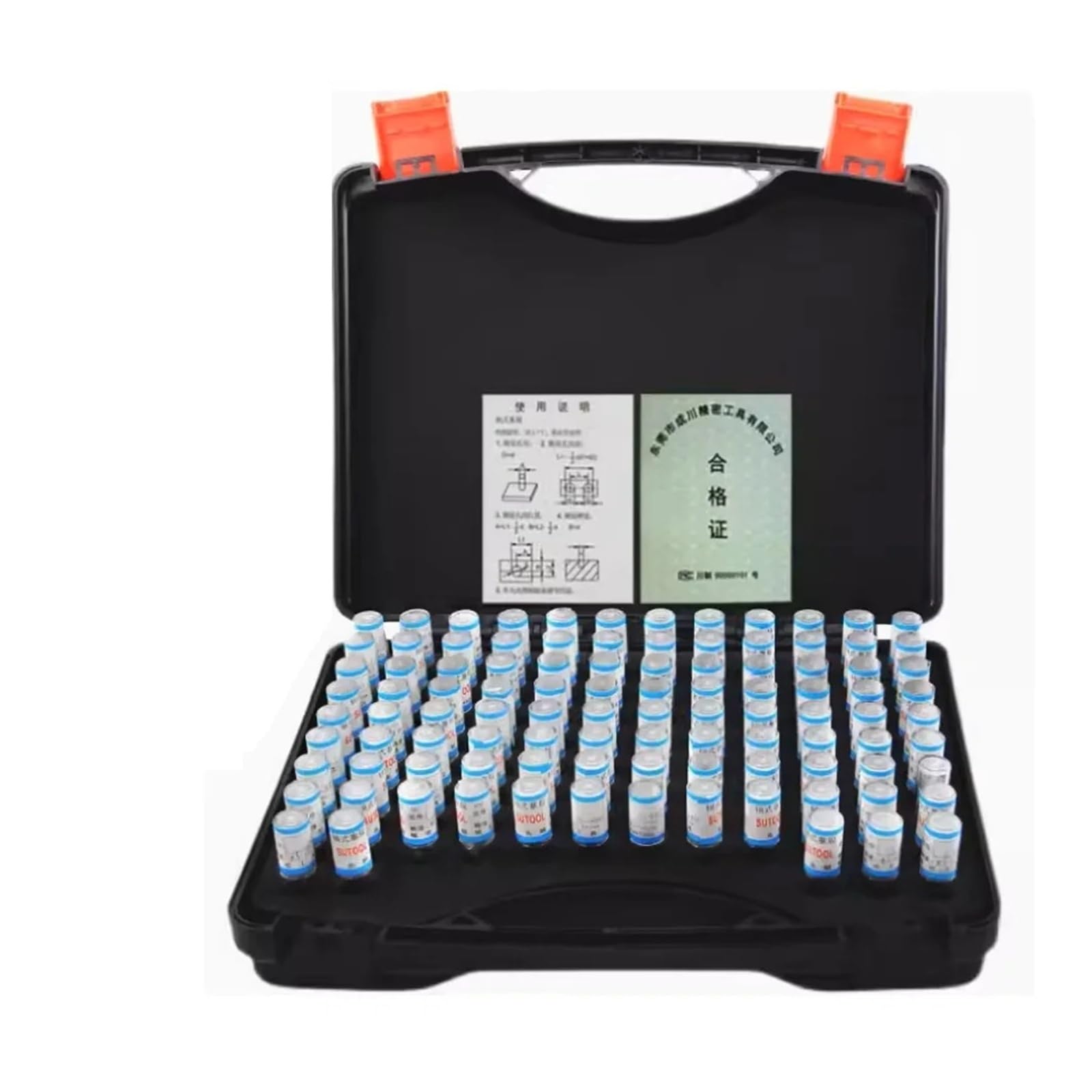 Calibro a perno in acciaio di precisione da 0,1-10,00 mm, 100 pezzi, con gradini da 0,1 mm, calibro for fori lisci, 58-67HRC, lavorazione dei metalli Alta precisione