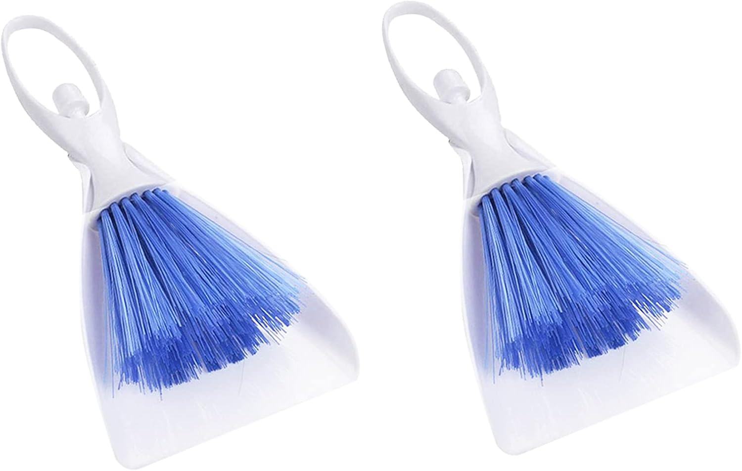 2 Set Mini Dustpan and Brush Sets Hangable Small Broom Dustpan Sets