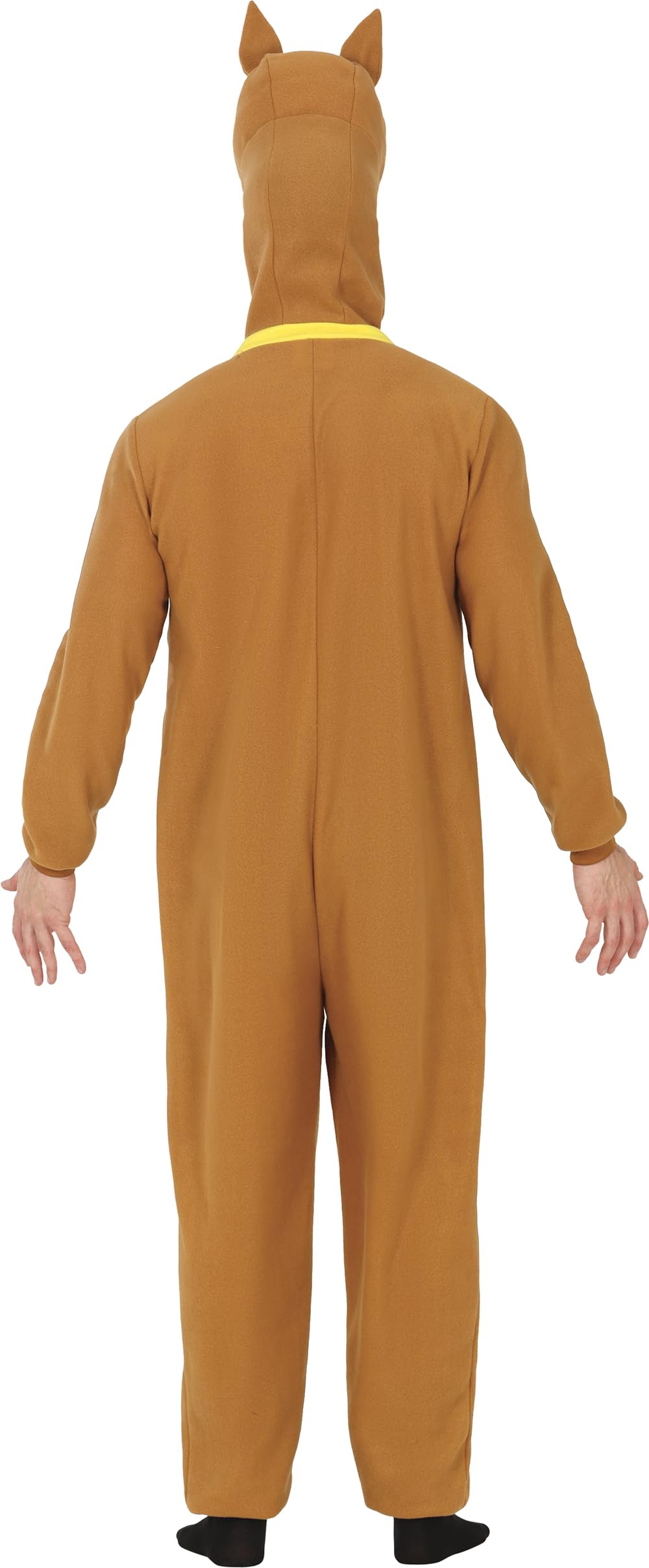 FIESTAS GUIRCA | Costume de Chien Marron pour Adulte - Cagoule, Queue et Combinaison - Costumes d'Animaux pour Halloween, Carnaval et Fêtes Costumées - Idéal pour Hommes
