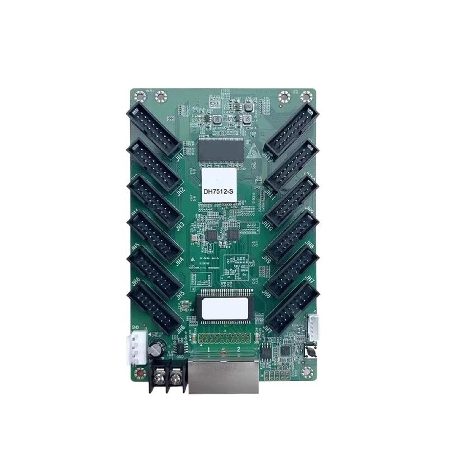 Tarjeta receptora LED a todo color, tablero de control de pantalla DH7512S