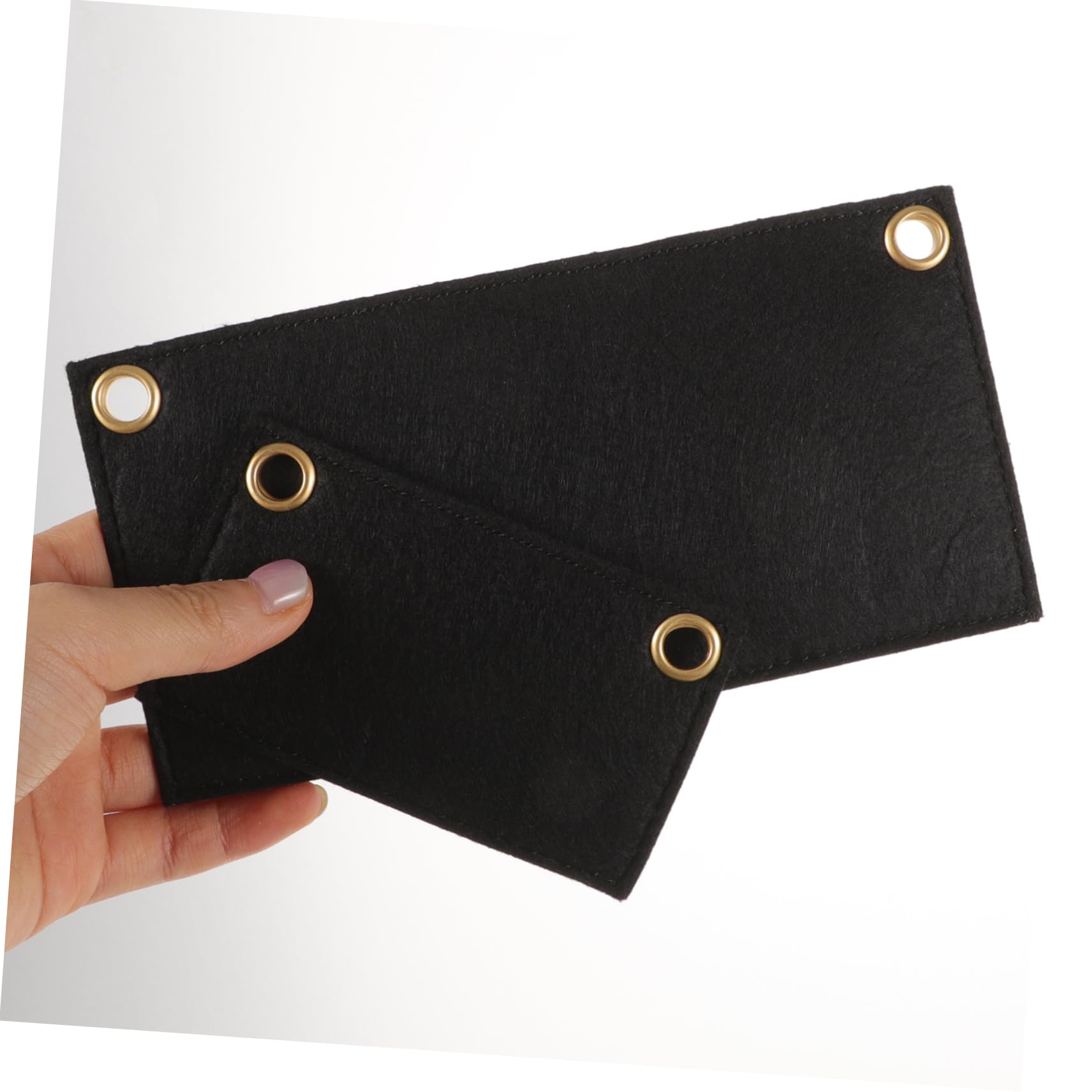 Ipetboom 2pcs Felt Caddy Organizer Bag Inserts for Handbags Purse Organizer Insert Metal Felt for Wear Resistance Protection