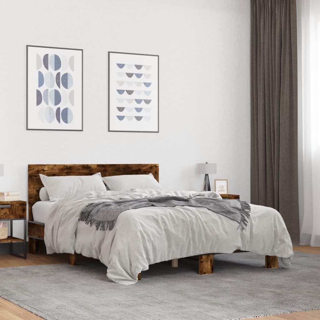Legno multistrato con contenitore Rovere fumo 120x190 cm