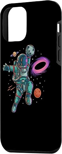 Vista 29 de iPhone 7 Plus/8 Plus astronauta baloncesto Dunk Planet Blackhole Moon Landing estuche de regalo