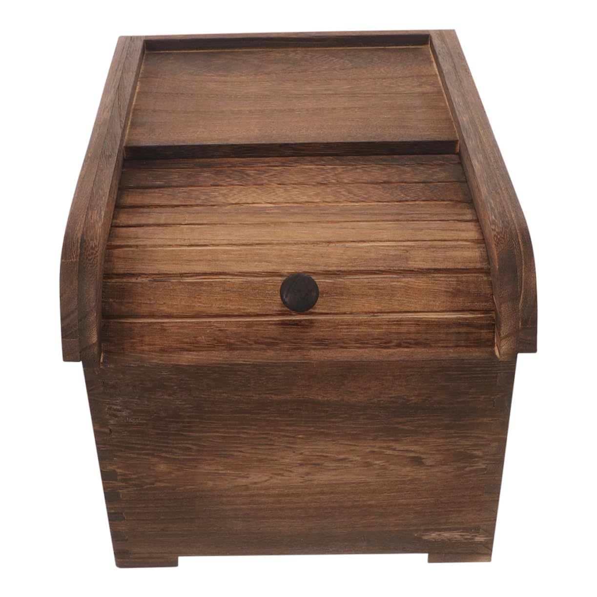 MAGICLULU Holz Reisaufbewahrungsbehälter 10kg mit Deckel für Getreide | Stabil und Groß, Trockene Lagerung für Vorräte, Passende Ergänzung für Küche und Speisekammer