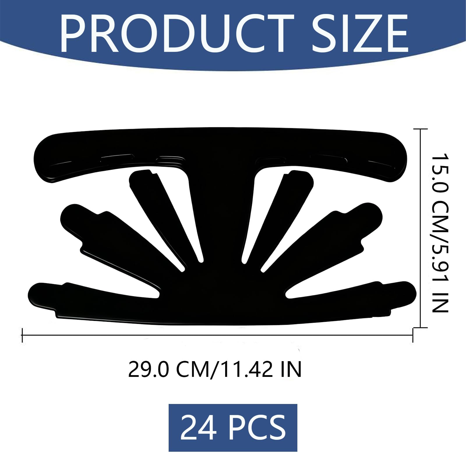 10 Inserts Shapers Casquettes Baseball - Support Intérieur Plastique Pour Garder La Forme Du Chapeau