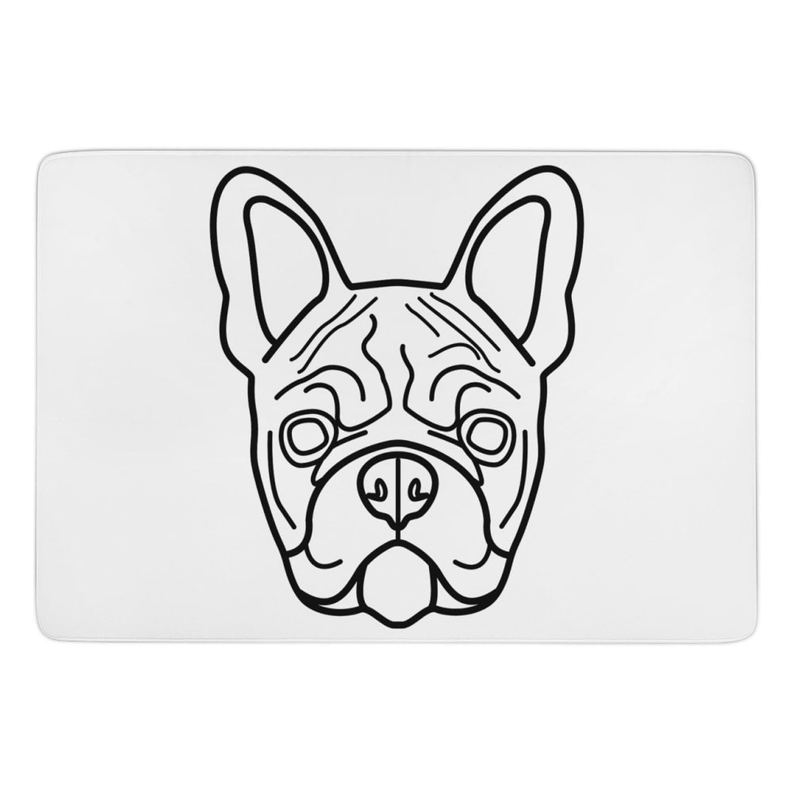 Tapis bouledogue français pour créer une ambiance douce et affectueuse à la maison