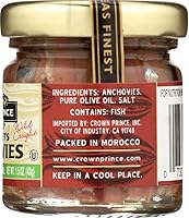 Vista 2 de Crown Prince - Anchoas planas en aceite 36 x 1.5 oz