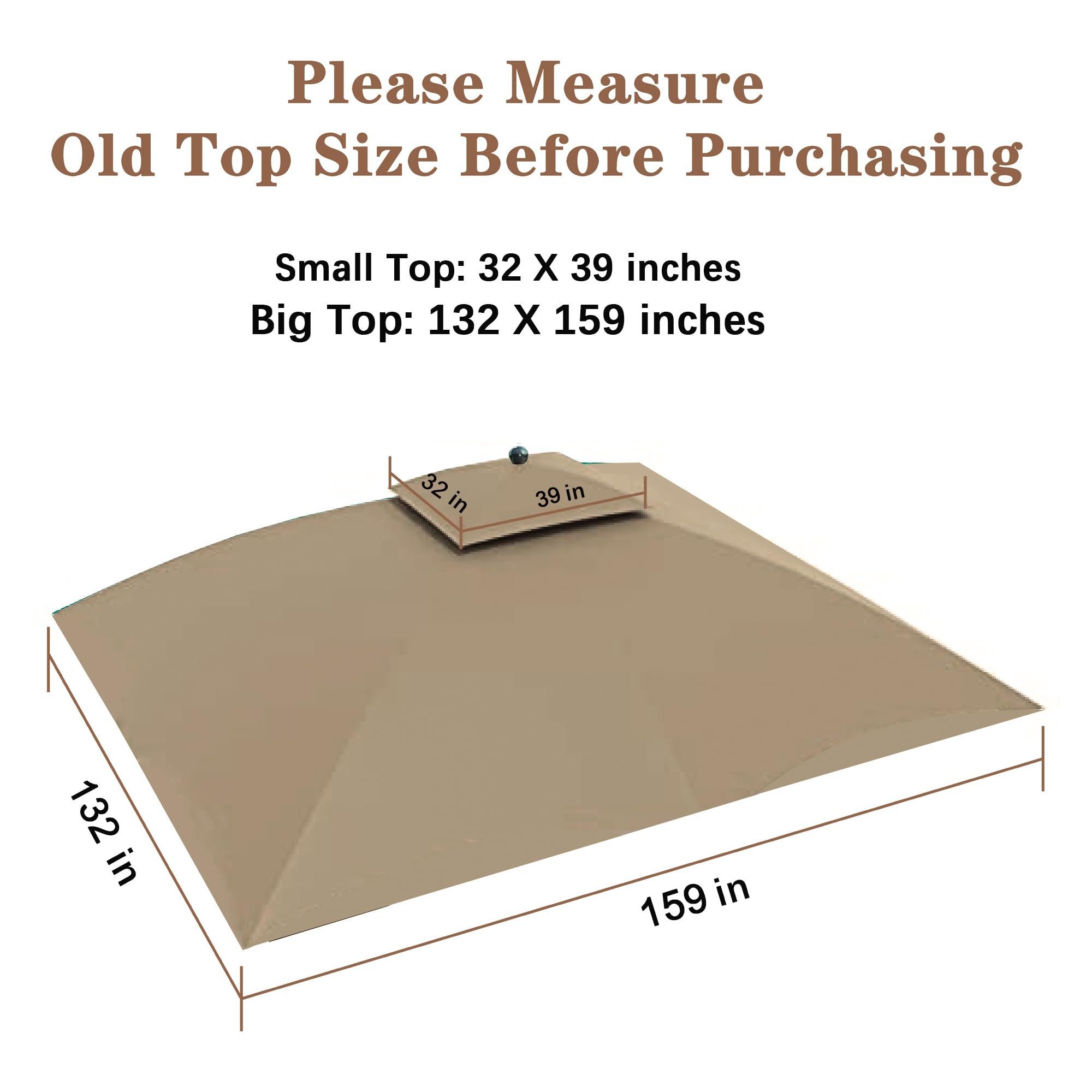 Snapklik.com : SCOCANOPY Replacement Cover Fit For Rona 10X12 Ft Eagle ...