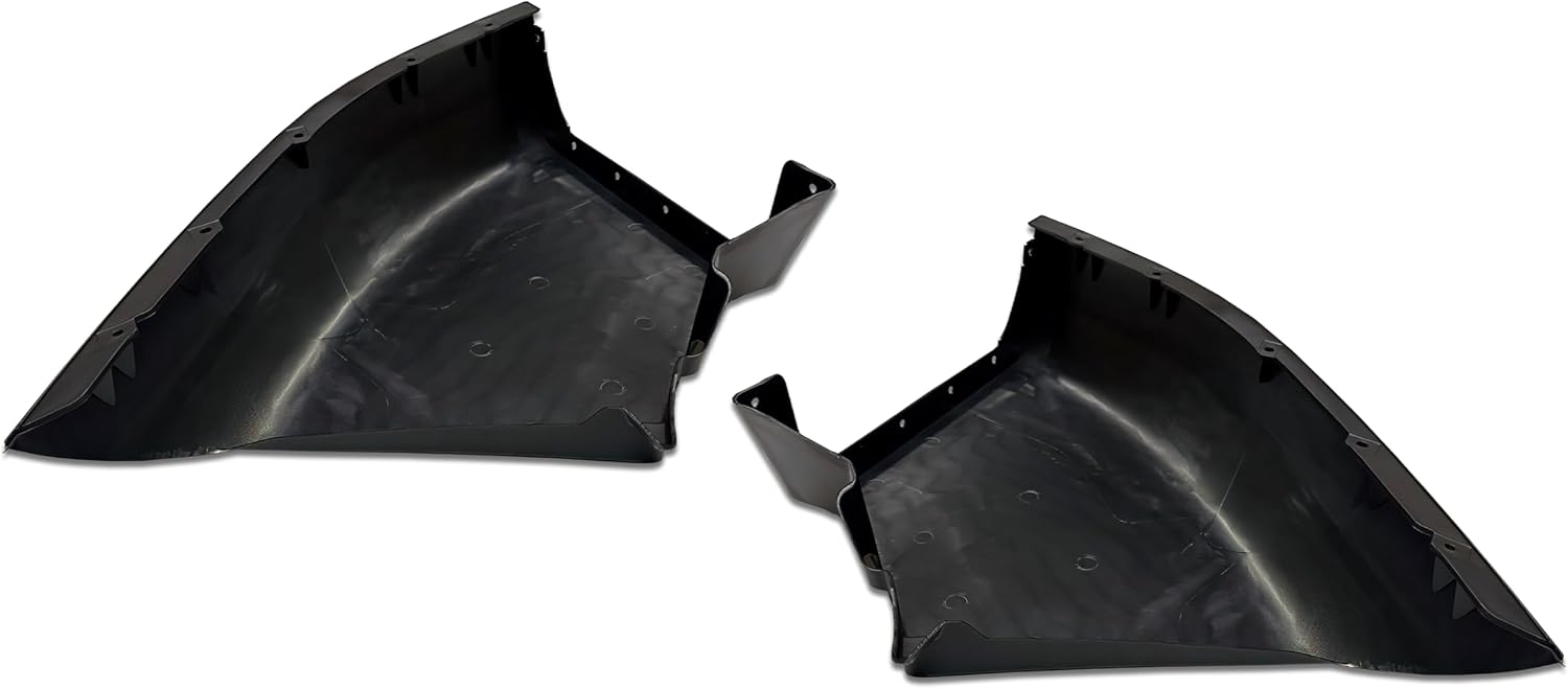 KOZAK Bumper Air Flow Deflectors Set (Left Driver & Right Passenger Side) 24506782 24506783 Compatible with Volvo VNL New 300 440 640 660 840 860 2025+ Includes License Plate Frame, Wipers and Vest