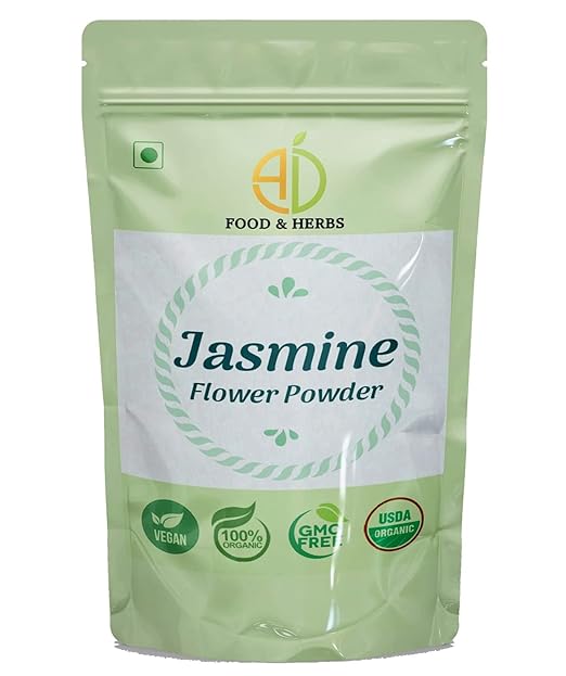 A D Food & Herbs Jasmine Flower Powder Aromatic Edible for Homemade
