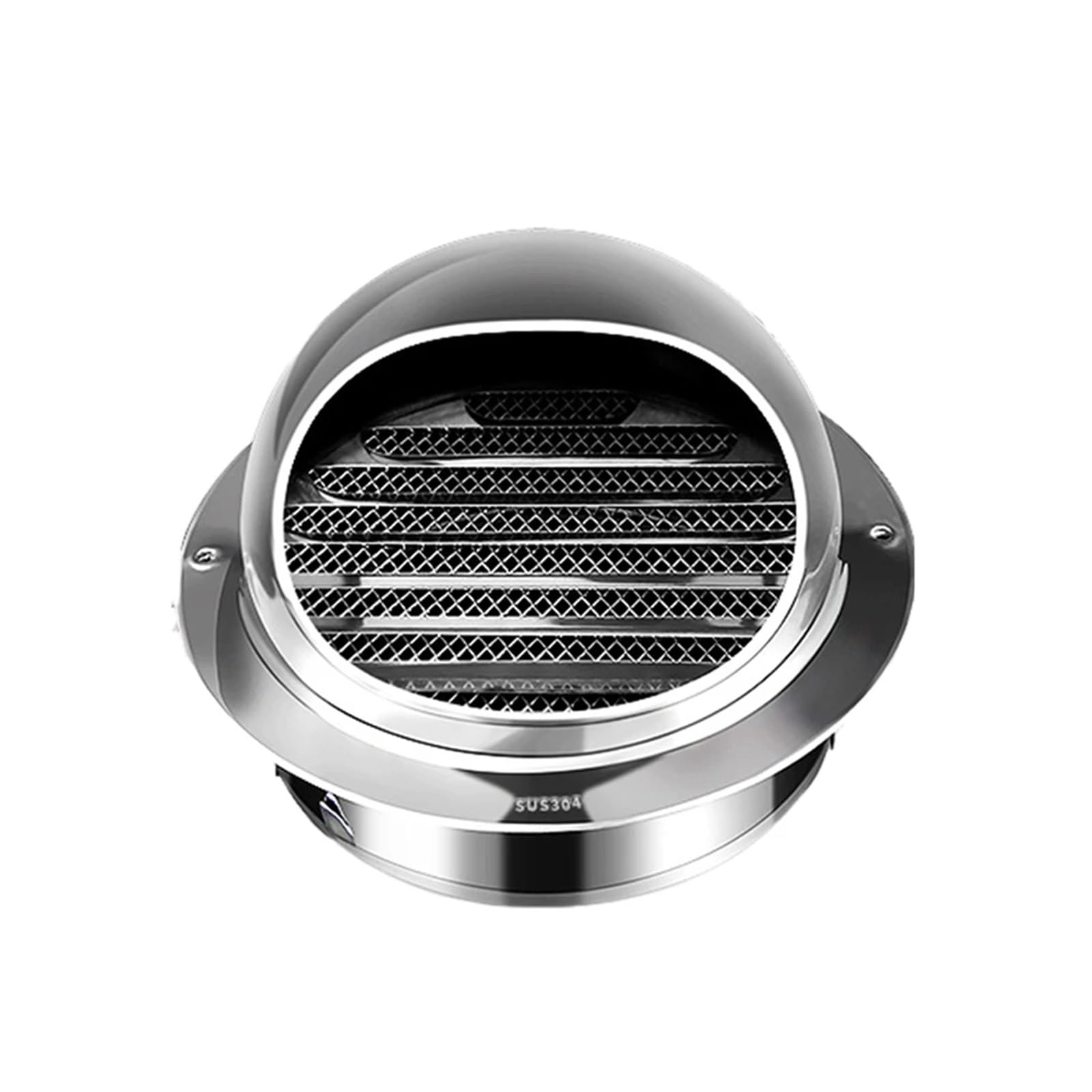 2pcs Sleek Stainless Steel Exhaust Hood for A Contemporary Look Handily Ventilation Grille Kitchen Vent for Ventilation