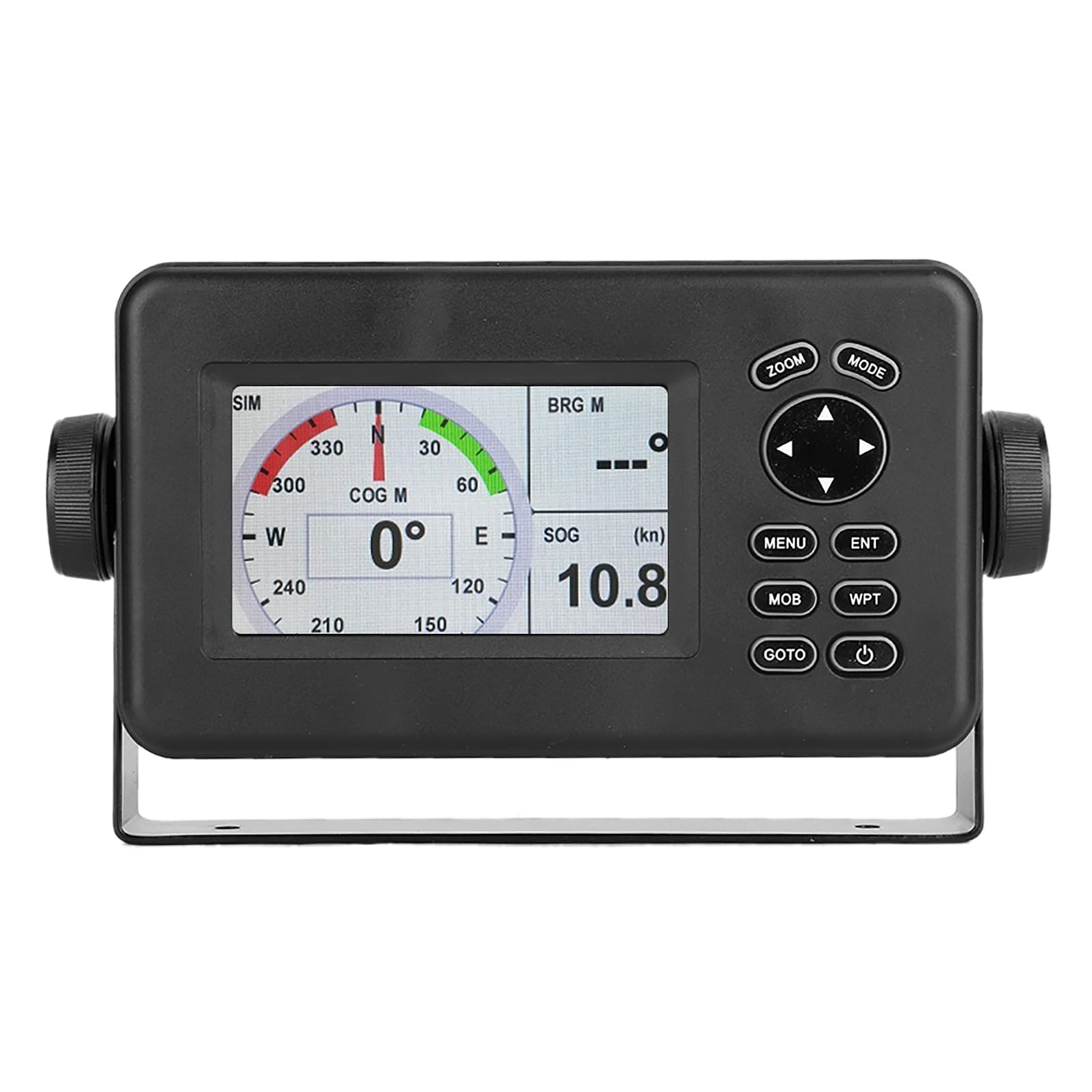 Tbest Navegador GPS Marino LCD a Color 528A de 4,3 Pulgadas con Transpondedor AIS Combinado para Barcos, Embarcaciones Pesqueras y Embarcaciones de Recreo Material ABS. El Tamaño de