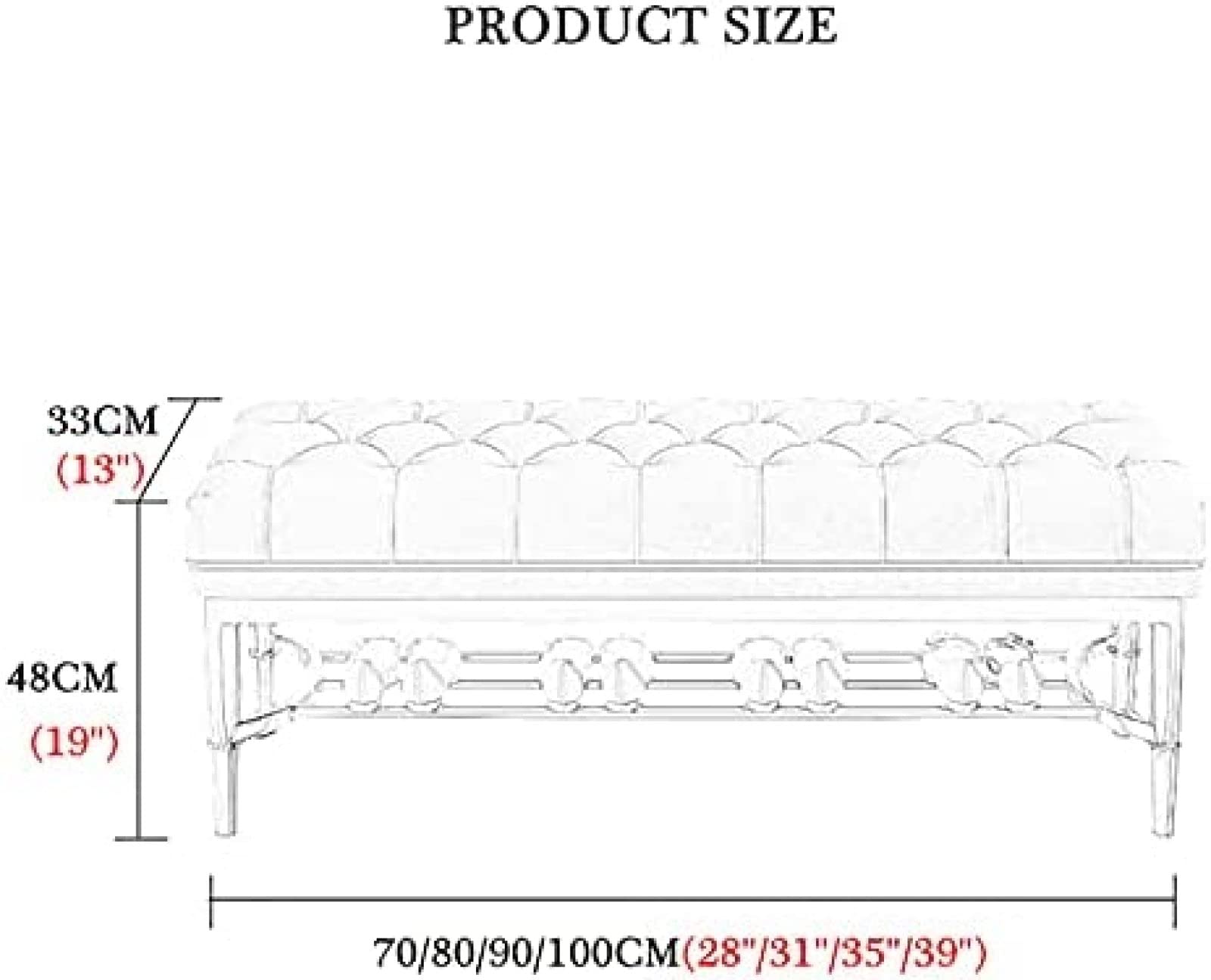 Wysokiej jakości biała skórzana ławka na buty z wyściełanym siedziskiem stylowa półka do przechowywania mebli do przedpokoju 80 x 33 x 48 cm nowoczesny design do wystroju domu.