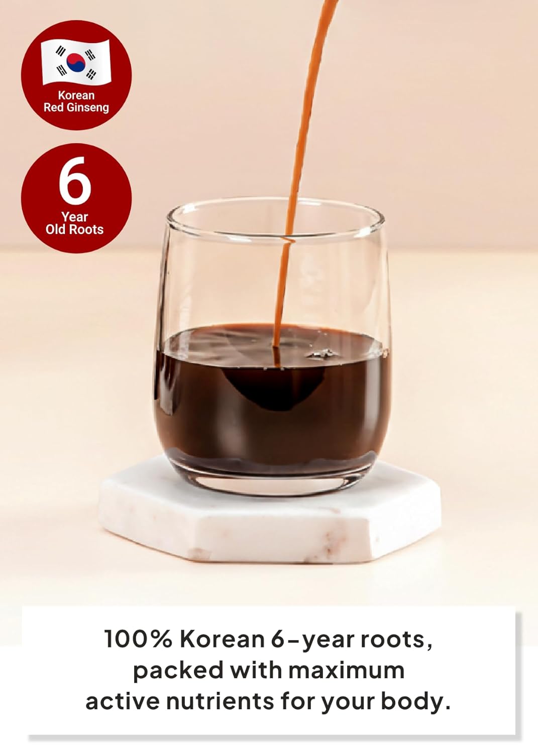 Korean Food Korean Red Ginseng One Day Plus Stick, Traditional Ginseng Liquid Drink, 33.8 fl oz Total (0.34 fl oz / 10 mL x 100 Sticks), Individually Wrapped, Premium Gift Set