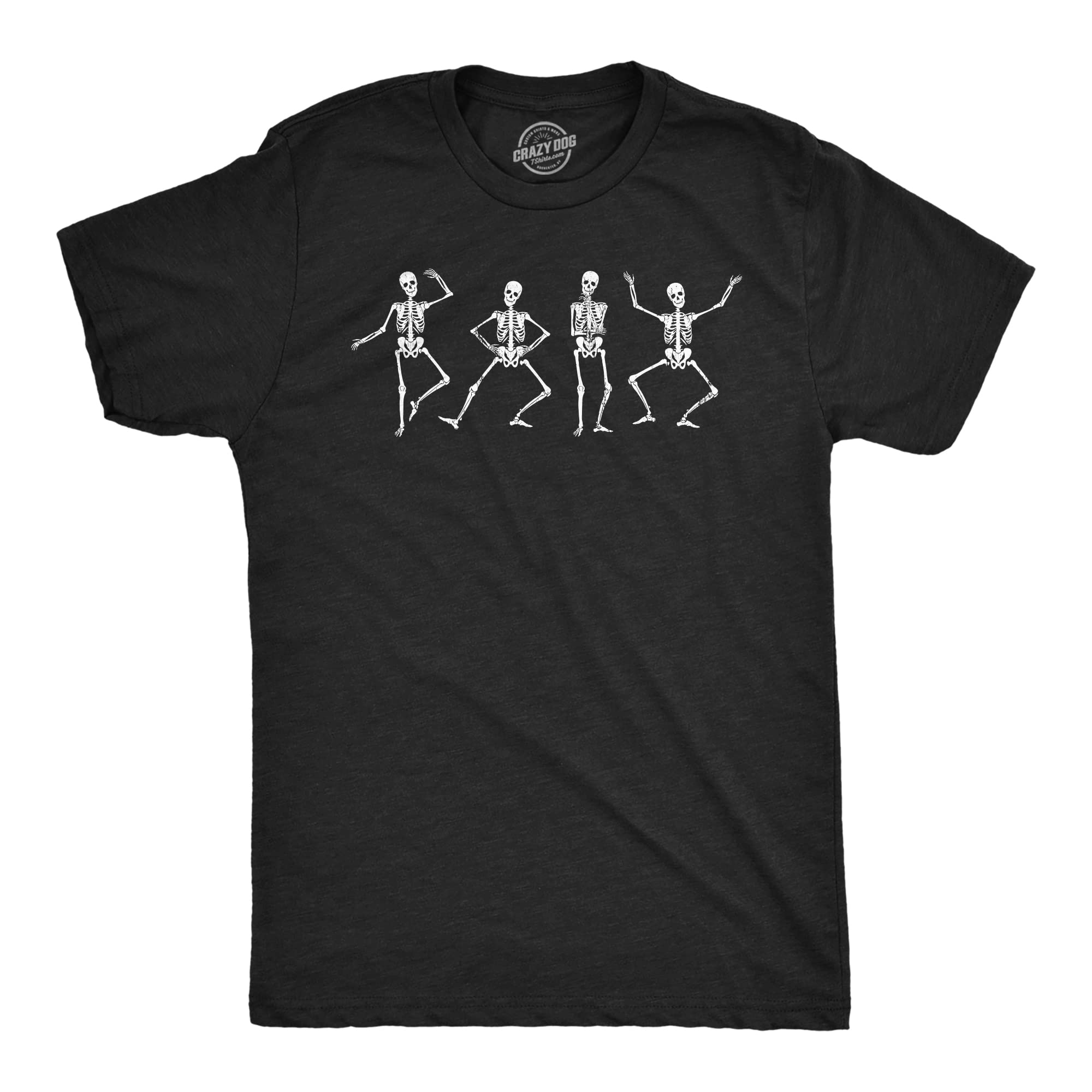 Divertidas camisetas de esqueleto para hombre, divertidas camisetas de Halloween con vampiros y huesos para chicos