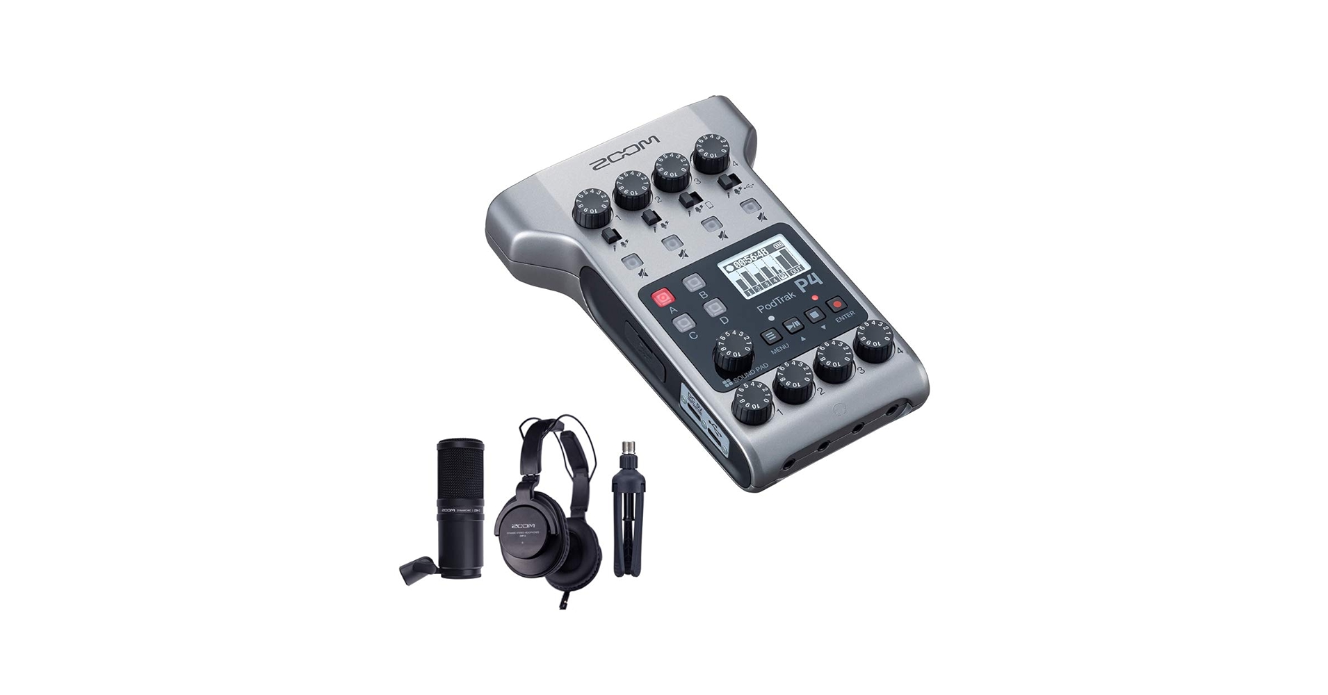 DTM・DAW ZOOM PodTrak P4 Amazon.com: Zoom PodTrak P4 Podcast Recorder, Battery
