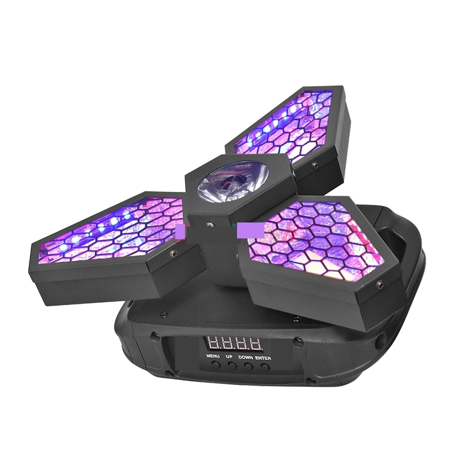 Lampa projektorowa Retro Sta Light Mini 3 Head LED Z Dodatkowym Światłem Nieskończona Rotacja Muzyka Wesele Klub Bar DJ, na imprezę urodzinową, taneczną i halloweenową