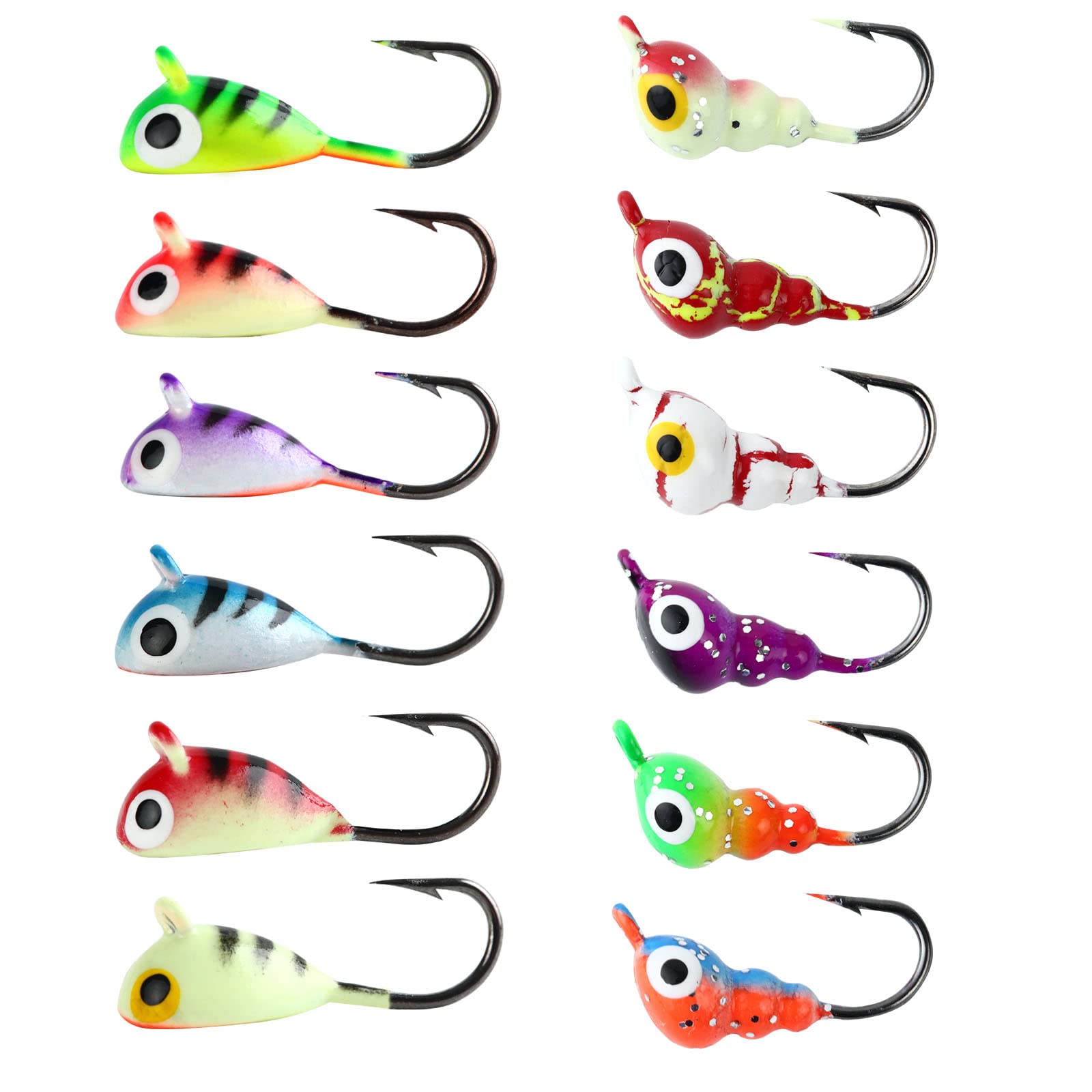 Buy Ice Fishing Jigs Glow Ice Fishing Lures Ice Fishing Gear Ice Jigs