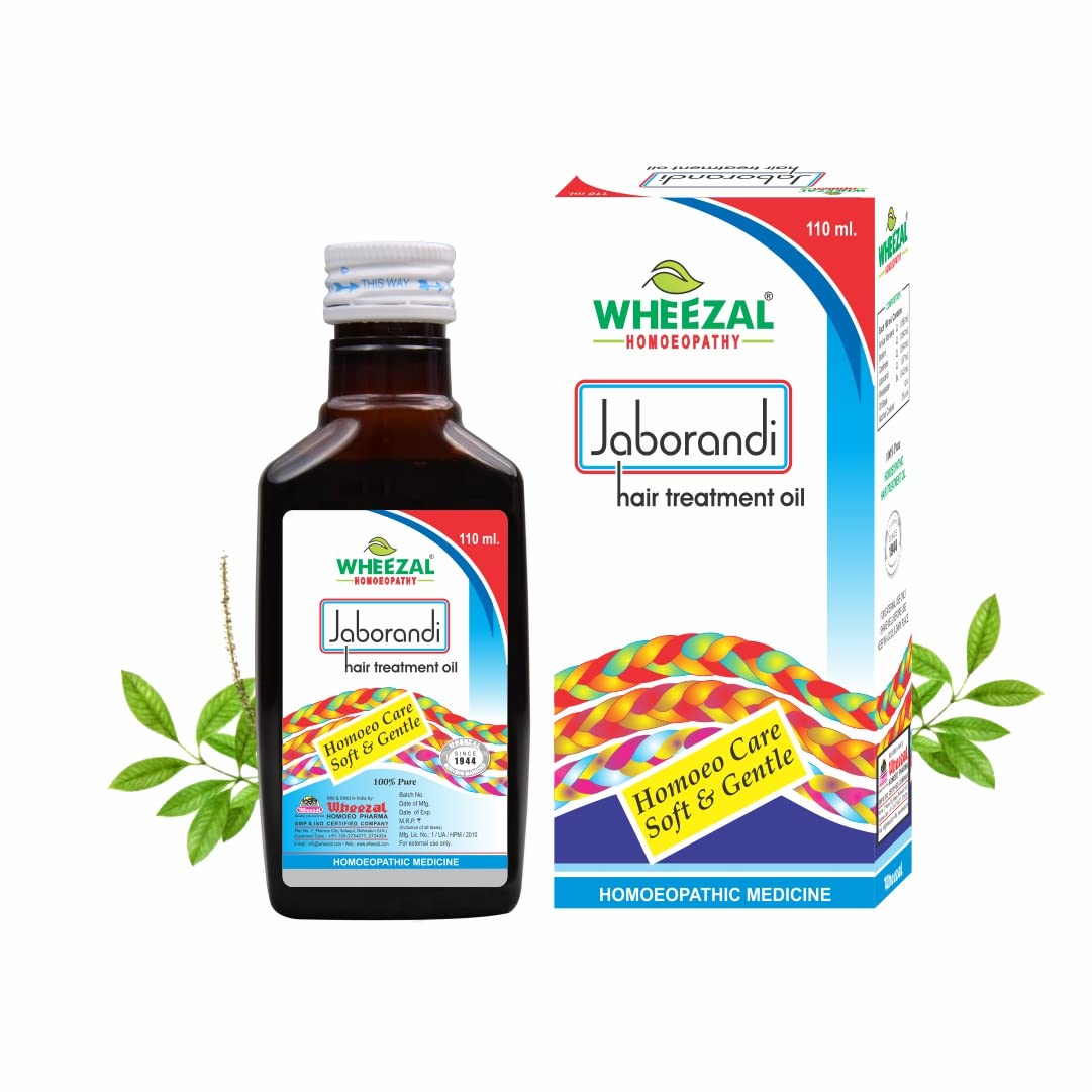 Buy Wheezal Jaborandi Hair Treatment Oil 110 ml. (PACK OF TWO) Online