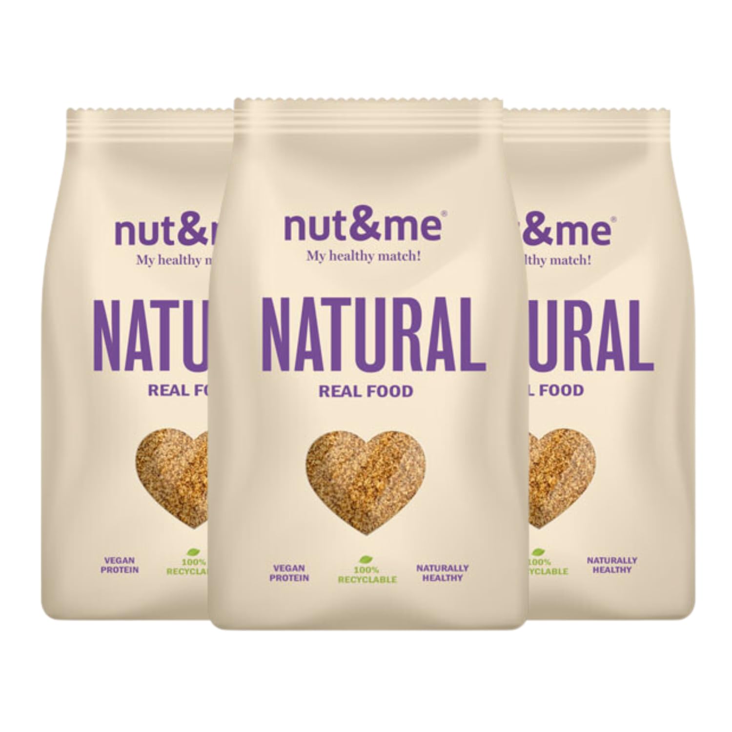 Azúcar de coco 1,2 kg nut&me | Sin aditivos ni conservantes | Ligero aroma a caramelo | Sin gluten | Vegano y vegetariano | Pack 3 x 400 gr