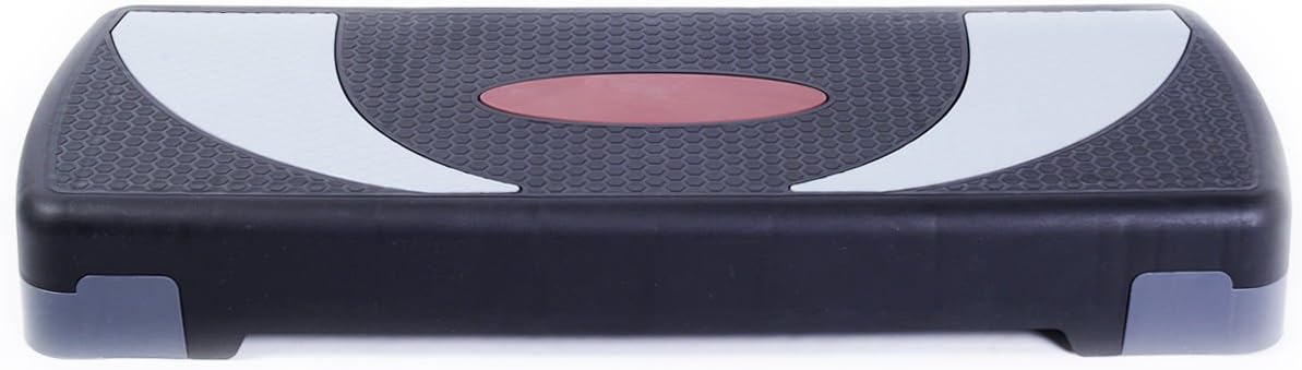 Fitness 30" Aerobic Step Exercise Stepper Platform Adjust 4"- 6"- 8" w/ Riser