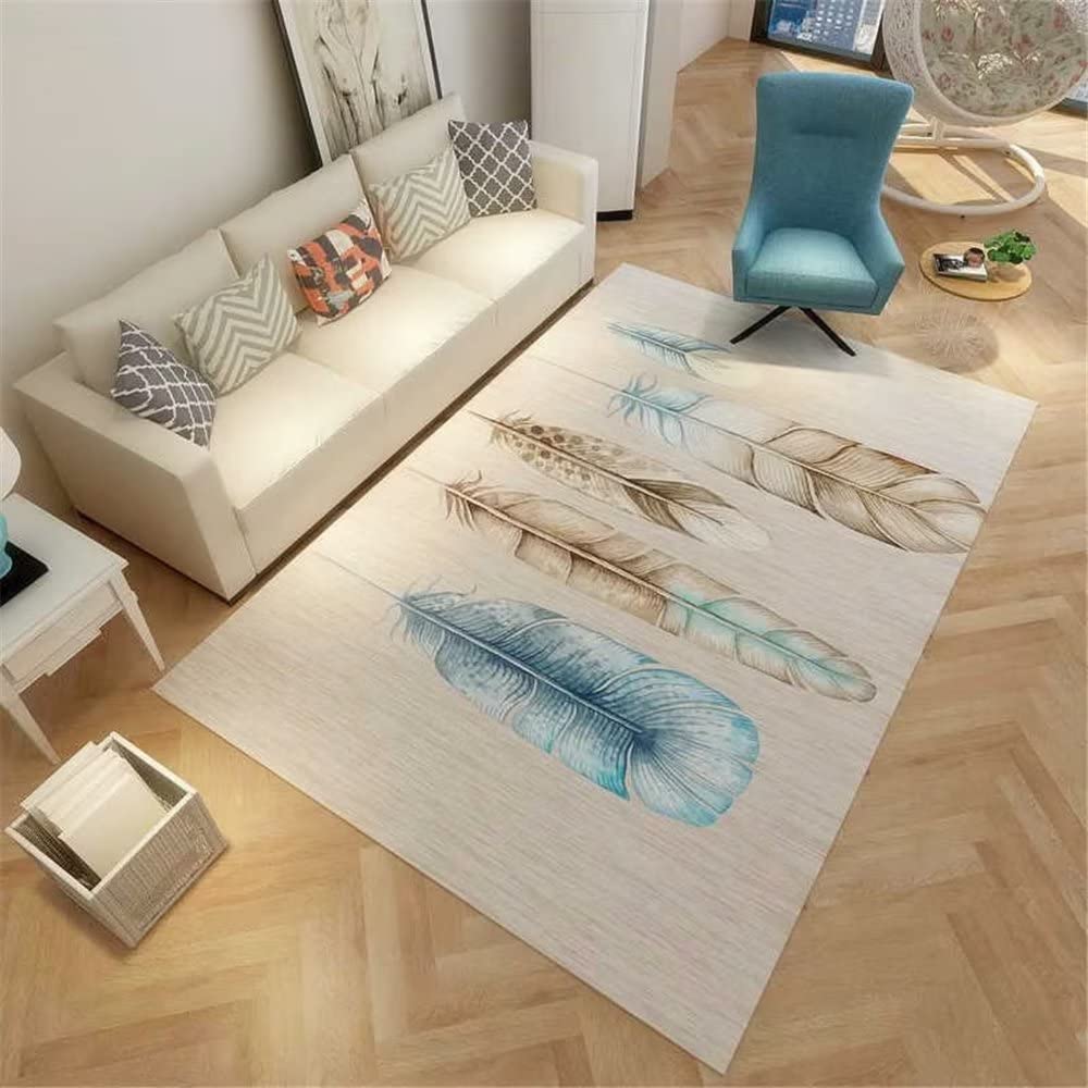 Tapis de chambre 140x200cm idéal pour coin lecture cocooning