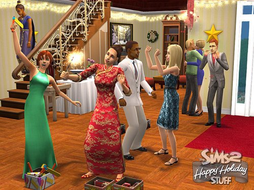 Les Sims 2 : Joyeux Noël Pc - vue 4