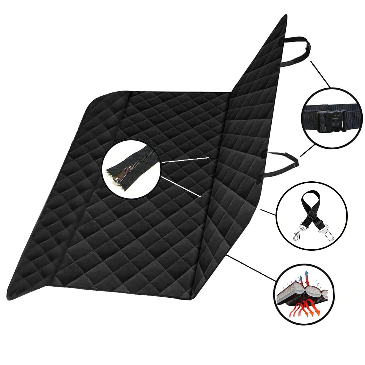 Ferocity Car Dog Blanket Padded for the Back Seat & Boot, Car Protective Cover - Image 3