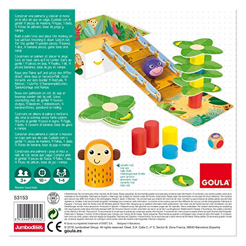 Goula- Go Gorilla Primi Giochi, Multicolore, 53153...
