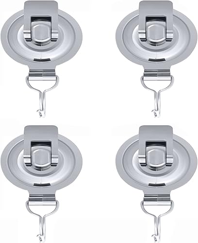 YSSILADI Ganchos cuadrados con ventosa para ducha, adecuados para muchas escenas, baño, cocina, restaurante, puerta de cristal, ventana, corona,