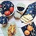 SWOOFE Reusable Beeswax Food Wrap (7 PACK), Zero Waste, Beeswax Wraps, Eco Friendly, Organic, Sustainable Products, Beeswax Wrap Food Storage, Wrappers Cling Sandwich, Alternative To Plastic Bags