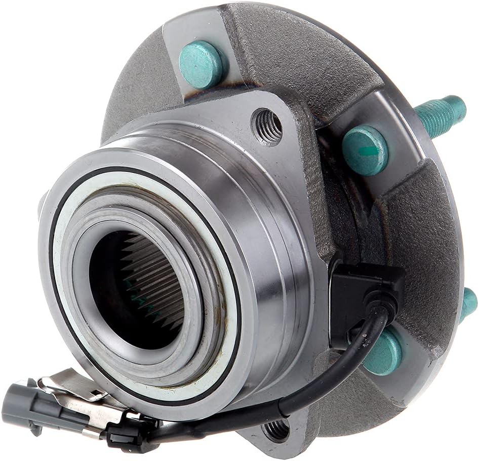 SCITOO 8pcs Wheel Hub assembly Suspension Kit - Fit For Chevy Equinox For Pontiac Torrent For Saturn Vue Front Lower Control Arm And Ball Joint Sway Bar Link Outer Tie Rod Wheel Hub Bearing 513189