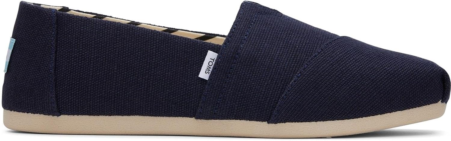 Toms Womens Classic Alpargata with Heritage Canvas Navy 1, 9 Medium - Image 6
