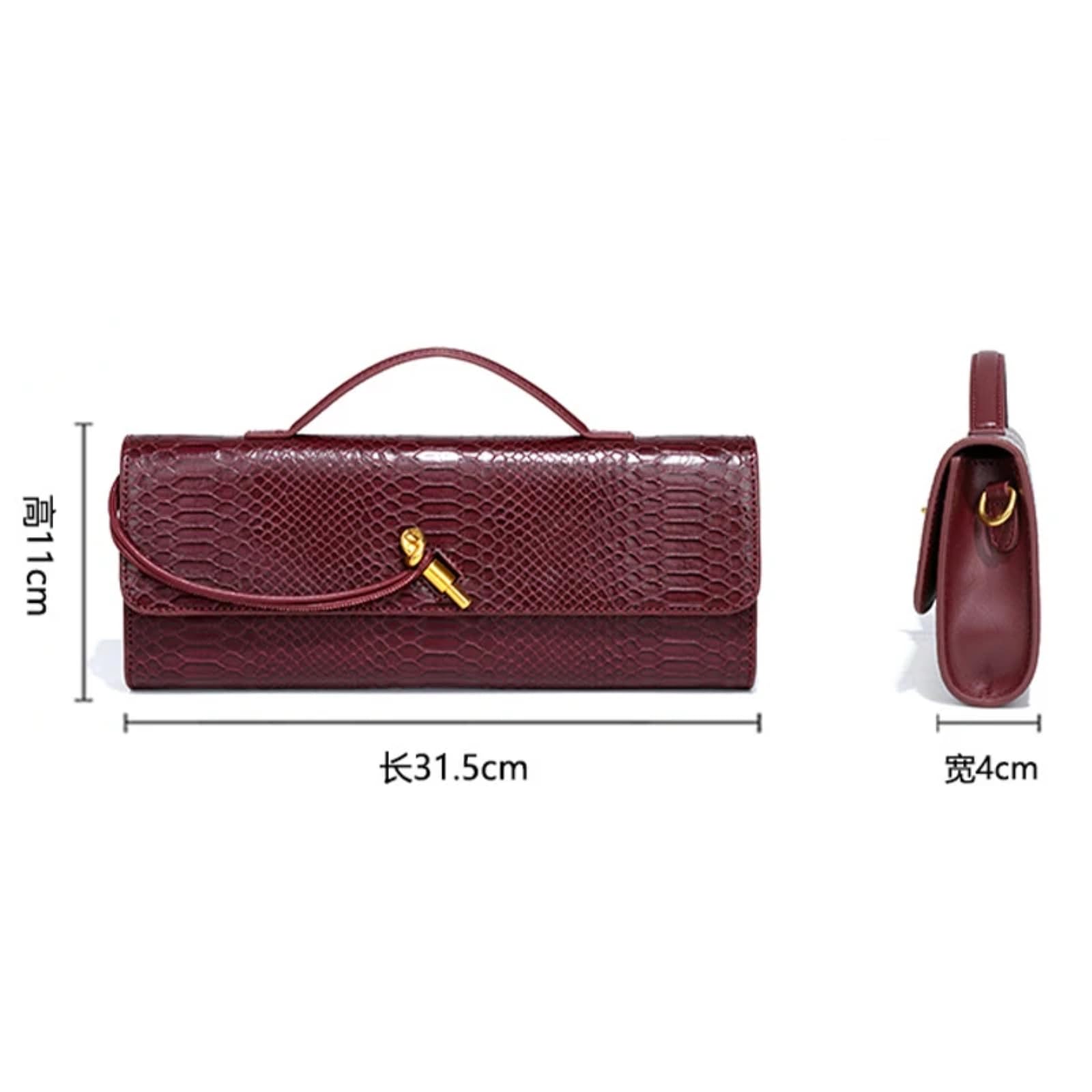 Borsa a Tracolla Pu Maniglia Superiore Crossbody per Le Donne Sera Lungo Portafoglio Spalla Outfits alla Moda