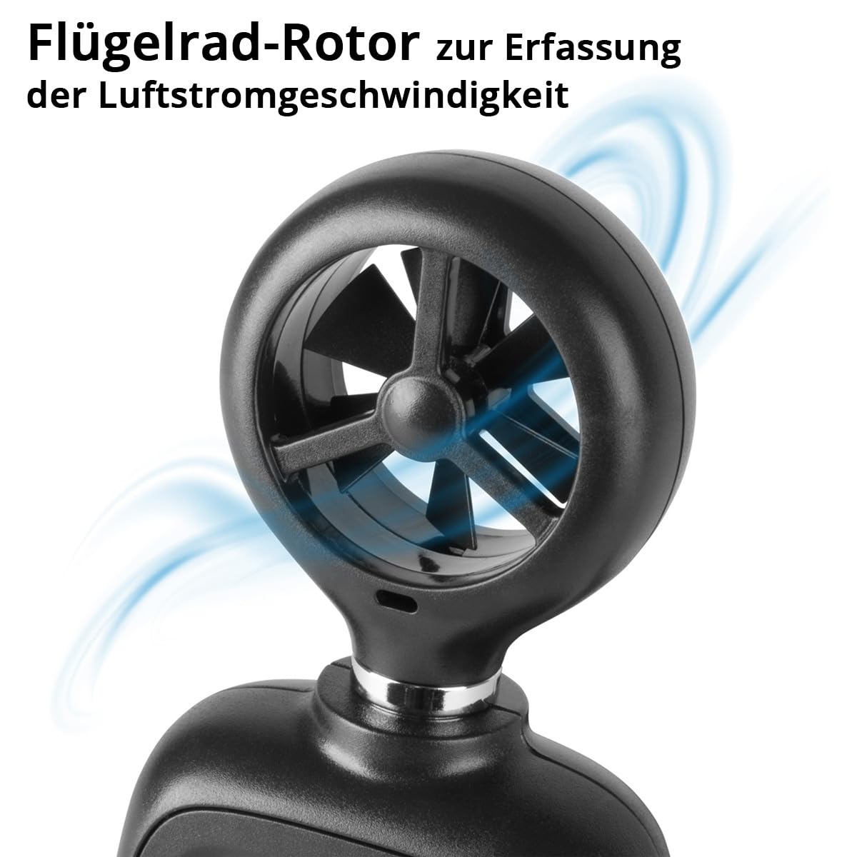 STAHLWERK Set di strumenti di misura - set per la misurazione del clima e della luce con anemometro, termoigrometro e luxmetro per la misurazione della velocità dell'aria, della temperatura, dell'umid
