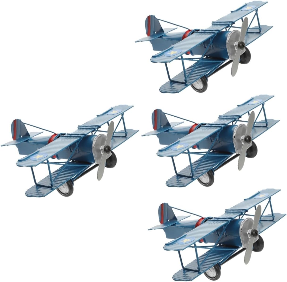 JEWEDECO 4pcs Airplane Model Ornament Model Airplane Kits for