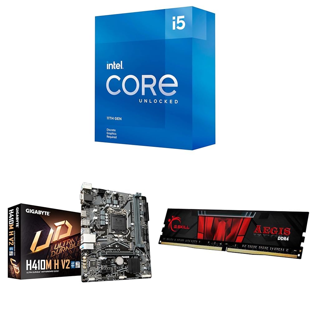 Amazon.in: Buy Intel 11th Gen i5+Gigabyte H410 Motherboard+G.Skill