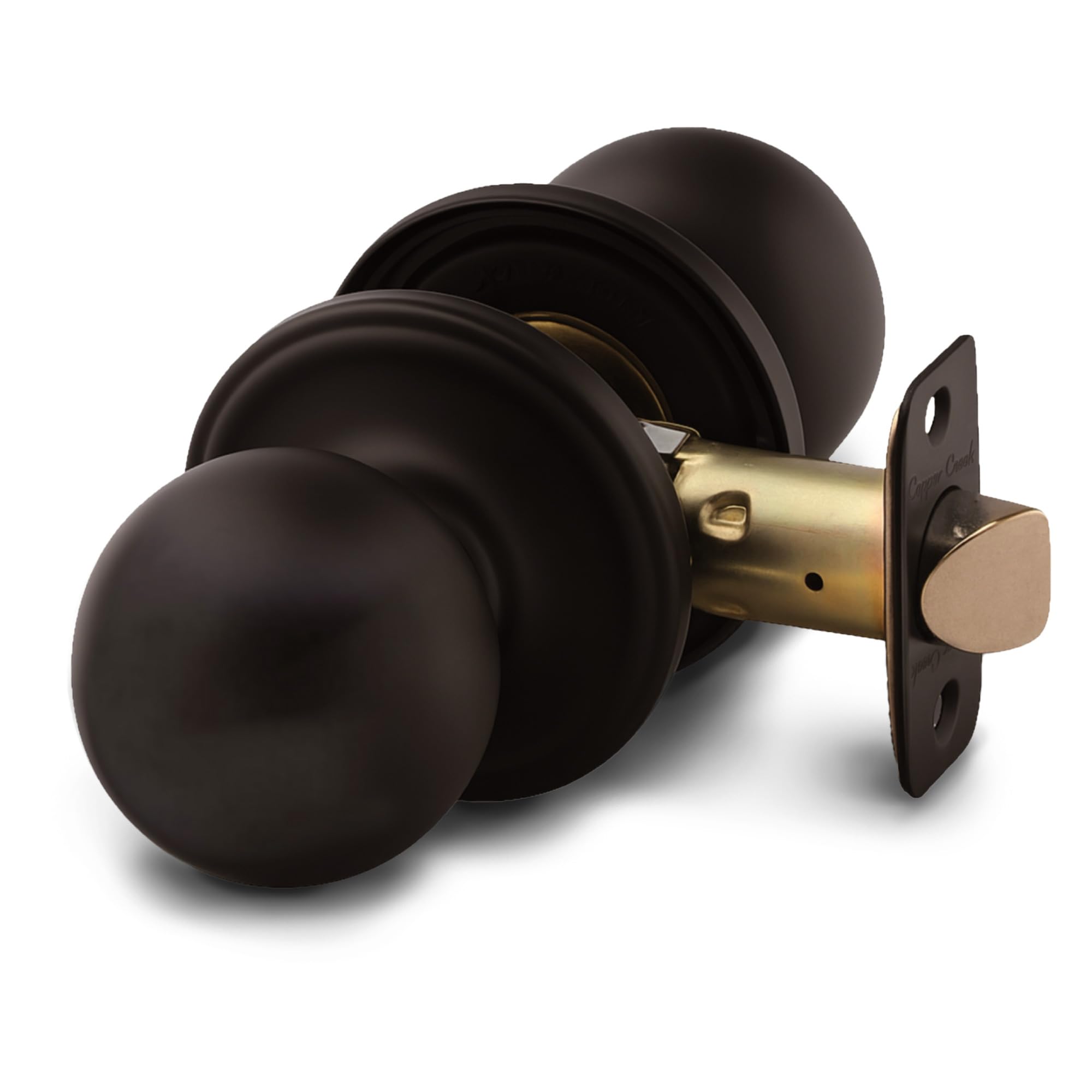 Copper Creek BK2020TB Ball Passage Door Knob, Tuscan Bronze