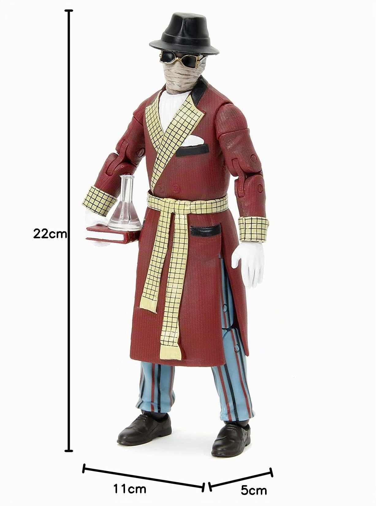 Jada- Monsters Universal Figura El Hombre Invisible, 15cm, Hecha en Metal, con Accesorios (253251019)