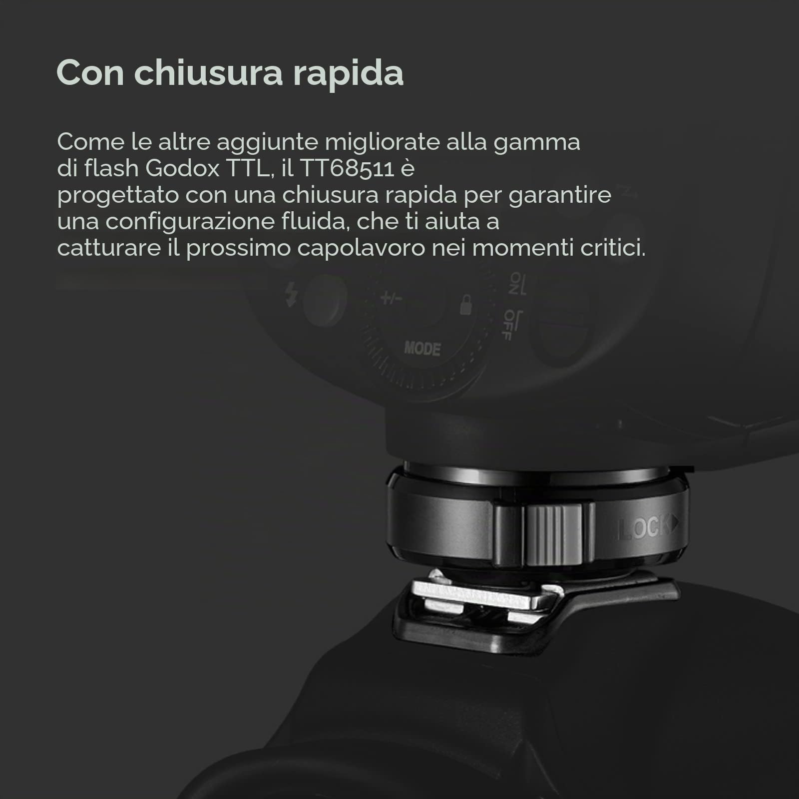 GODOX TT685II-C Flash per Canon Speedlight Camera Flash E-TTL Speedlite Sincronizzazione ad alta velocità, 2.4G Wireless X System compatibile per Canon Flash 5D Mark IV 6D Mark II 7D 90D 250D R5 850D